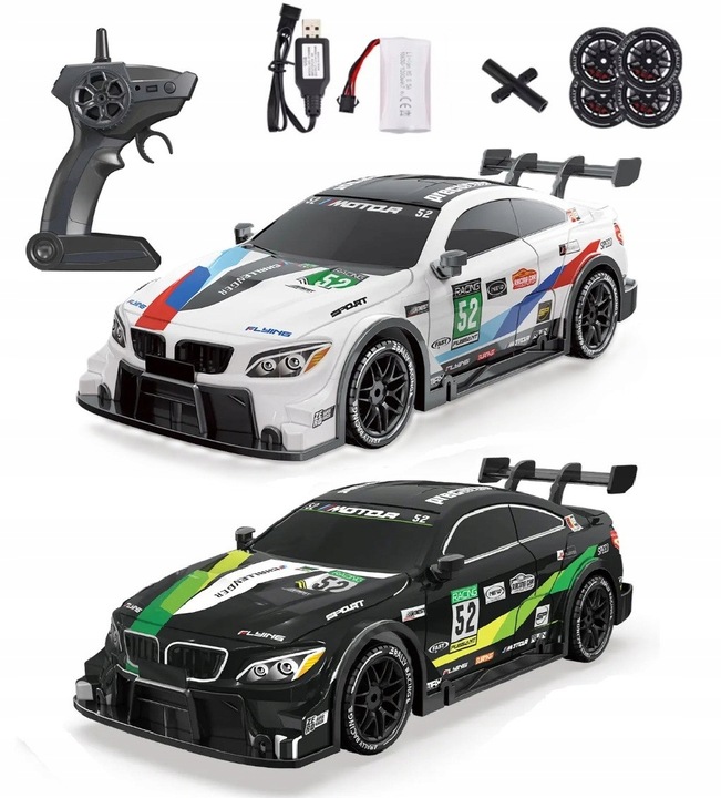 SAMOCHÓD ZDALNIE STEROWANY RC Drift Duży 4x4 AUTO NA PILOT DO DRIFTU LED