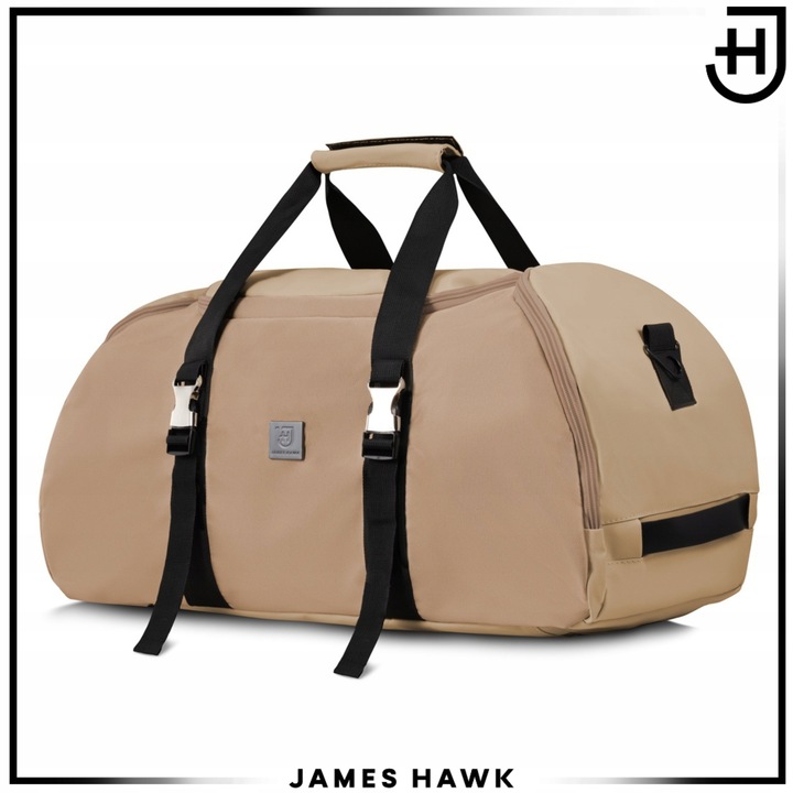 Torba sportowa podróżna damska Plecak 2w1 Treningowa wodoodporna James Hawk