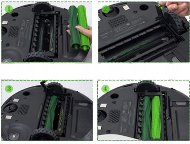 4x SZCZOTKI GŁÓWNE DO ROOMBA I3 I6 I5 E5 E4 I7 COMBO