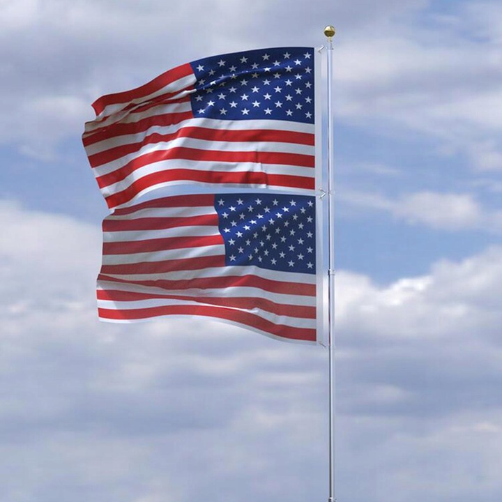 Zestaw naprawczy do masztu flagowego 3-calowy hak z ozdobną kulą i 4