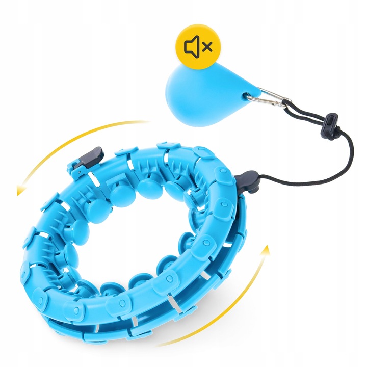 HULA HOP ODCHUDZAJĄCE Z OBCIĄŻENIEM OBCIĄŻNIKIEM SMART Z WYPUSTKAMI HULAHOP