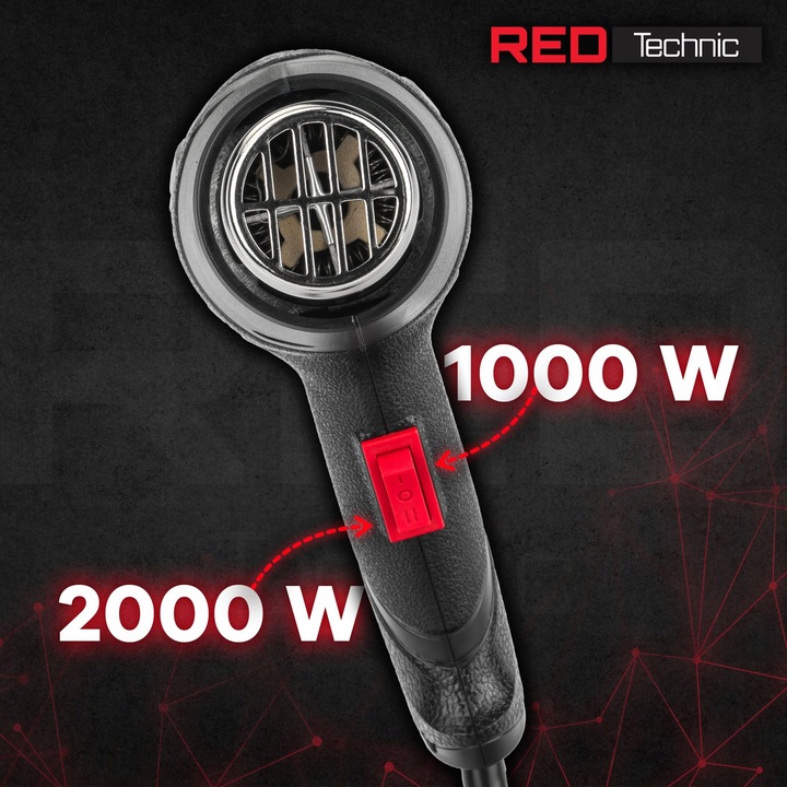 OPALARKA ELEKTRYCZNA Z REGULACJĄ 2 BIEGI +4 DYSZE MOCNA 600C 2000W 350/600C