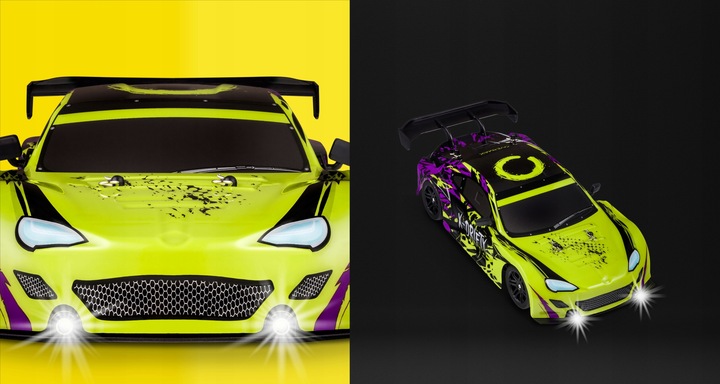 Samochód Auto sterowane do DRIFTU RC 20km/h 3 lat + Drifting Wyścigi Zdalne