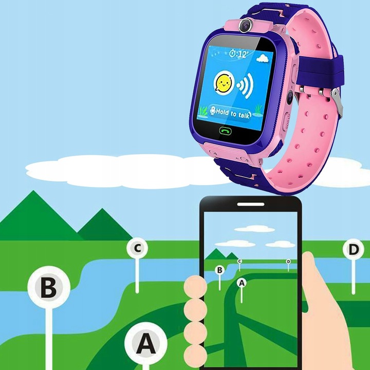 SMARTWATCH ZEGAREK DLA DZIECI LOKALIZATOR dziecko
