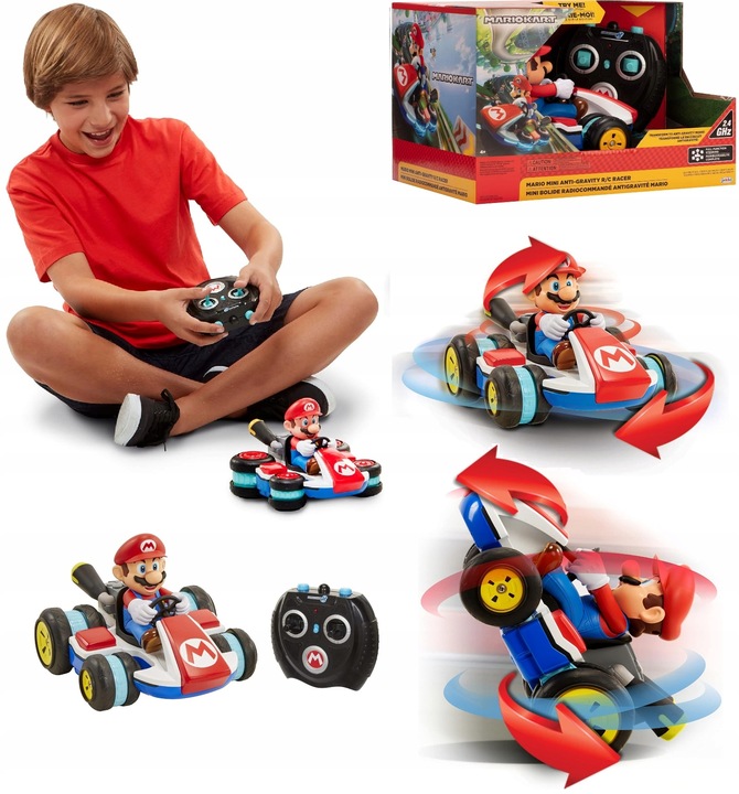 Nintendo Super Mario RC Racer 2,4 GHz zdalnie sterowana do obrotu o 360°