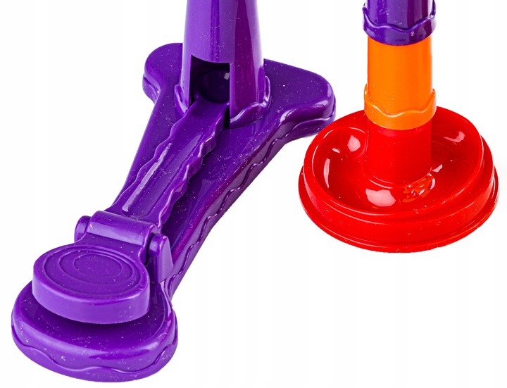 Tor Kulkowy KULODROM ZESTAW 113 el KULKI WYRZUTNIA Zjeżdżalnia dla kulek