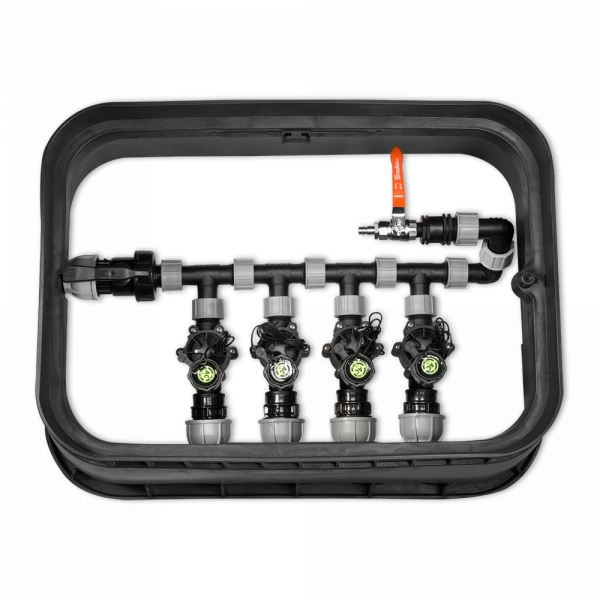 ELEKTROZAWÓR Z REGULACJĄ PRZEPŁYWU DO NAWADNIANIA OGRODU 2x GZ 1 CAL BRADAS