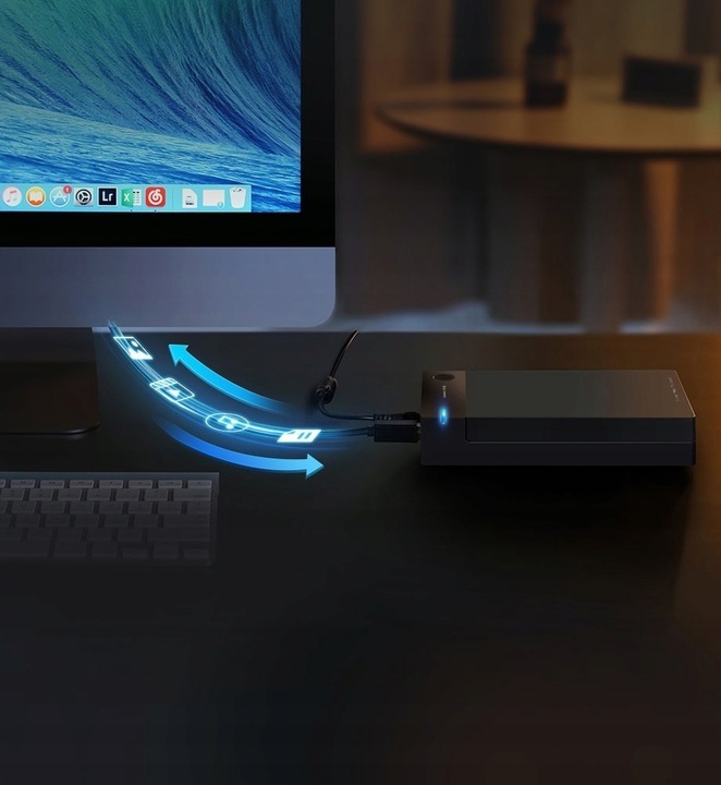 UGREEN OBUDOWA HUB KIESZEŃ NA DYSK HDD SSD 3,5" SATA I II USB 3.0 10TB