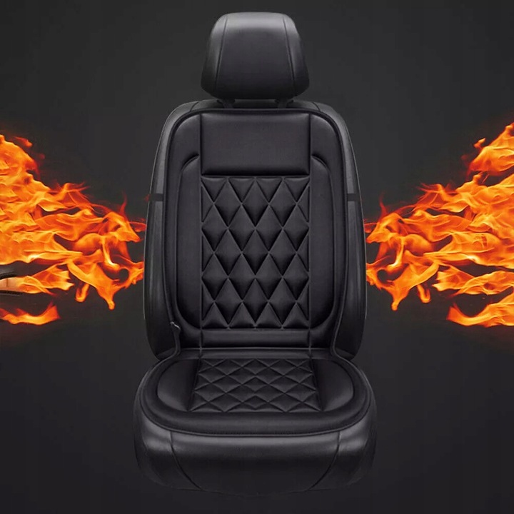 PODGRZEWANA PODUSZKA SAMOCHODOWA GNIAZDO ZAPALNICZKI, SZYBKIE OGRZEWANIE