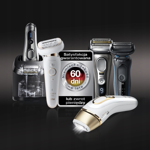 Depilator Braun SES 9870 SensoSmart +golarka Venus