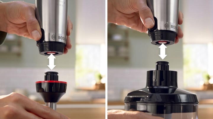 Blender ręczny ErgoMaster Bosch MSM6M620 1000W Rozdrabniacz QuattroBlade