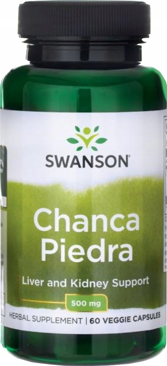 SWANSON CHANCA PIEDRA 500 MG 60K NERKI KAMIENIE