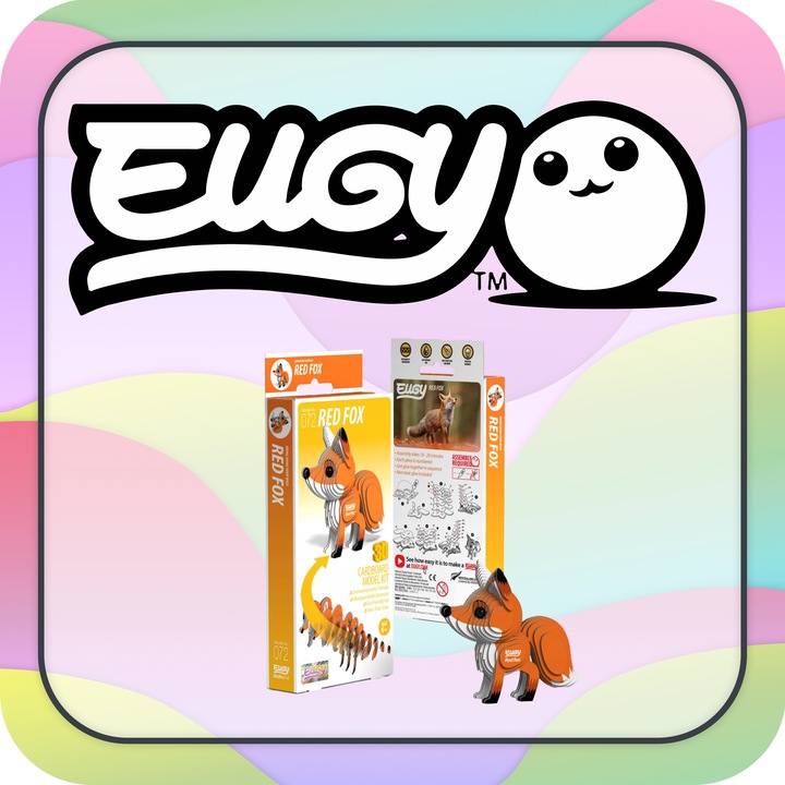 Lis Eugy. Eko Układanka Puzzle 3D