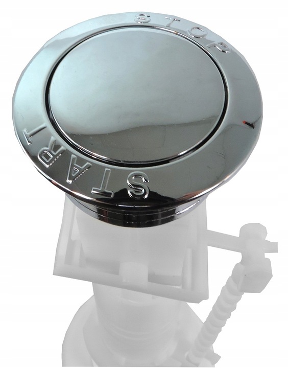 ZAWÓR SPUSTOWY DO SPŁUCZKI WC DWUFUNKCYJNY 3/6 + PRZYCISK - UNIWERSALNY