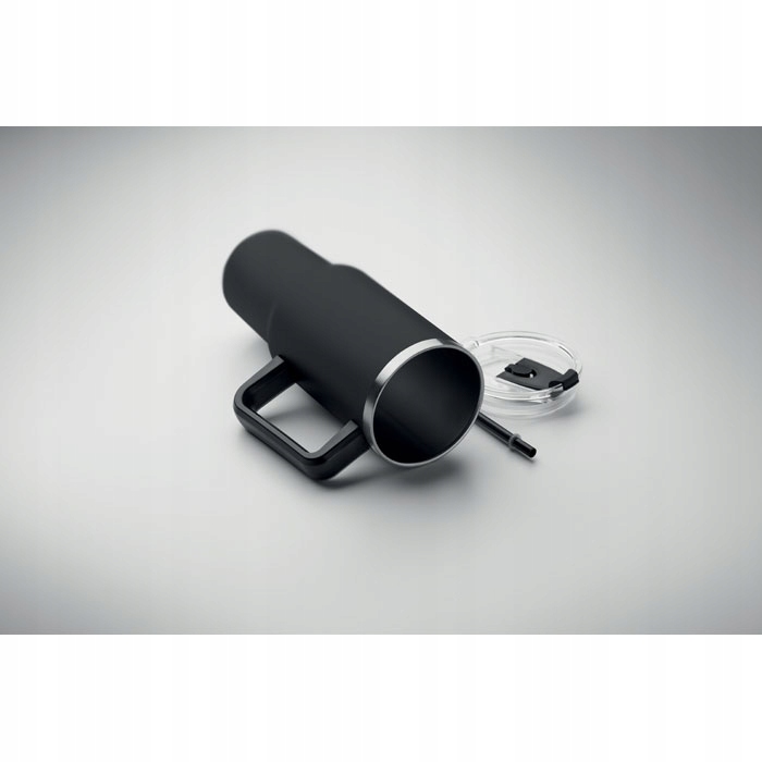 Kubek termiczny z uchwytem termos do samochodu BIG 1200ml ze słomką do auta