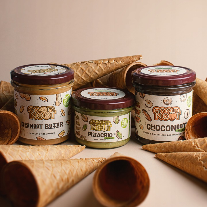 MASŁO ORZECHOWE 100% PEANUT BUTTER GOOD NOOT 300G