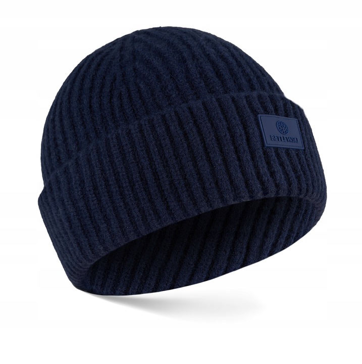 Betlewski zimowa Czapka męska wywijane brzegi gruby materiał dopasowana