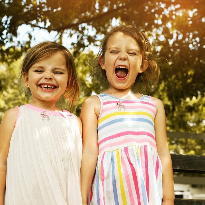 ŁAŃCUSZKI DLA PRZYJACIÓŁKI BFF SERCE SERCA FRIENDS