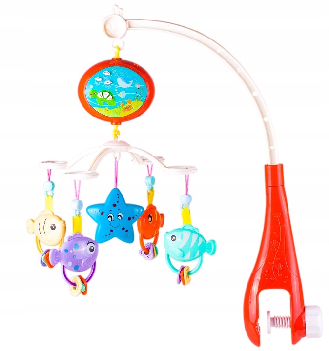 KARUZELKA KARUZELA DO ŁÓŻECZKA Z PROJEKTOREM I PILOTEM DLA DZIECI