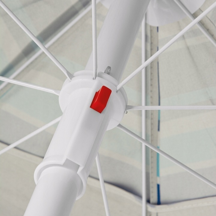 PARASOL PLAŻOWY Łamany OGRODOWY na BALKON Regulowany Tadar Paski 200 cm