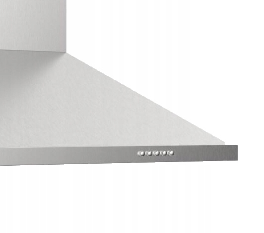 OKAP KUCHENNY KOMINOWY ŚCIENNY 60CM STAL LED