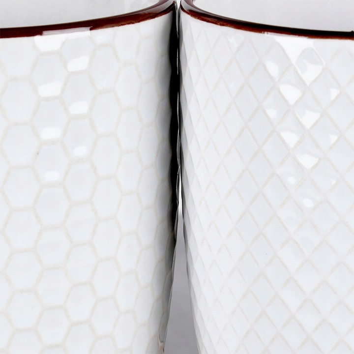 4x Duży KUBEK do napojów kawy herbaty zestaw prezentowy komplet kubków