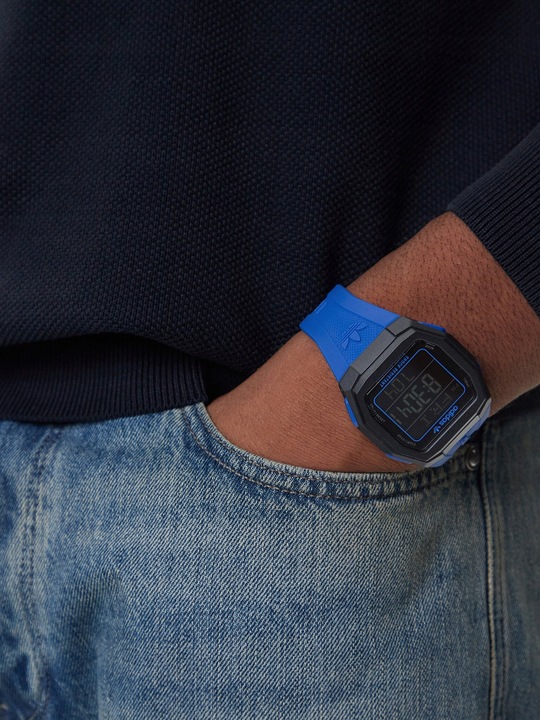 Adidas Męskie Zegarek AOST24565 Niebieski