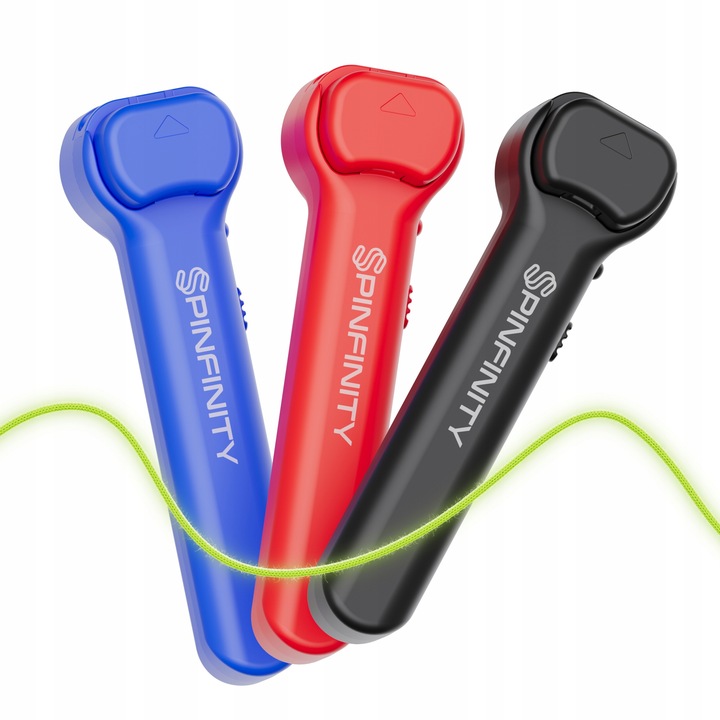 SPINFINITY 3-PAK - WYJĄTKOWA ZABAWKA ŚWIETLNA - LOOP LASSO / ZIPSTRING