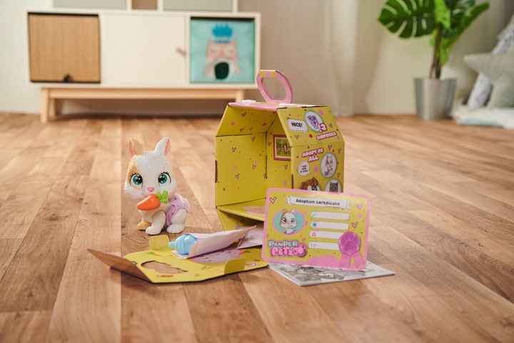 PAMPER PETZ KRÓLICZEK INTERAKTYWNY PIJE SIKA 20 CM PIELUSZKOWY GANG + AKC.