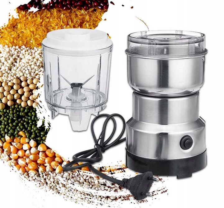 MŁYNEK ELEKTRYCZNY DO MIELENIA KAWY ORZECHÓW PRZYPRAW BLENDER DO OWOCÓW