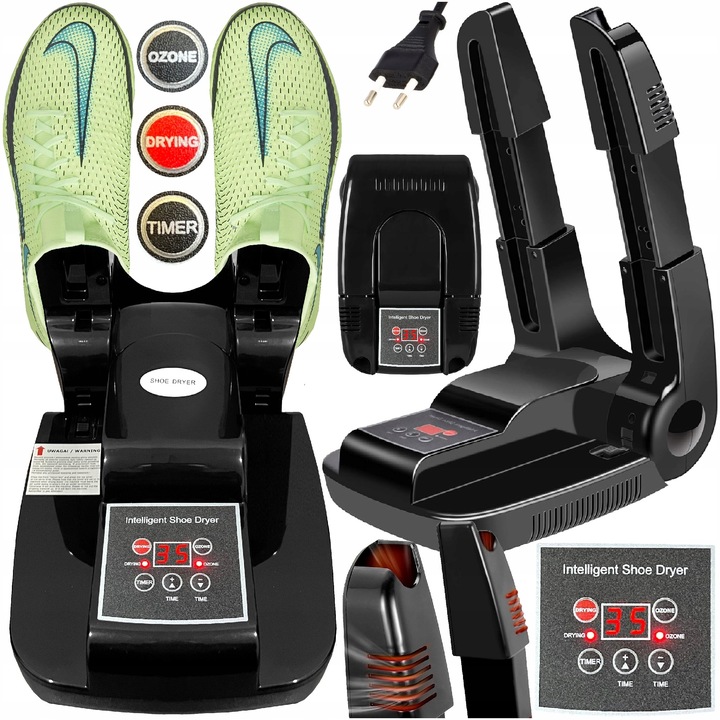 OZONOWA SUSZARKA do BUTÓW OZONEM RĘKAWIC CZAPEK OSUSZACZ NAWIEWEM OZONATOR