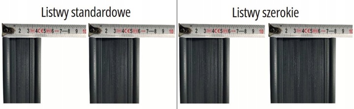OSŁONA DO PANELI OGRODZENIOWYCH 123 x250 44/62 ANTRACYT Cały kpl+instrukcja