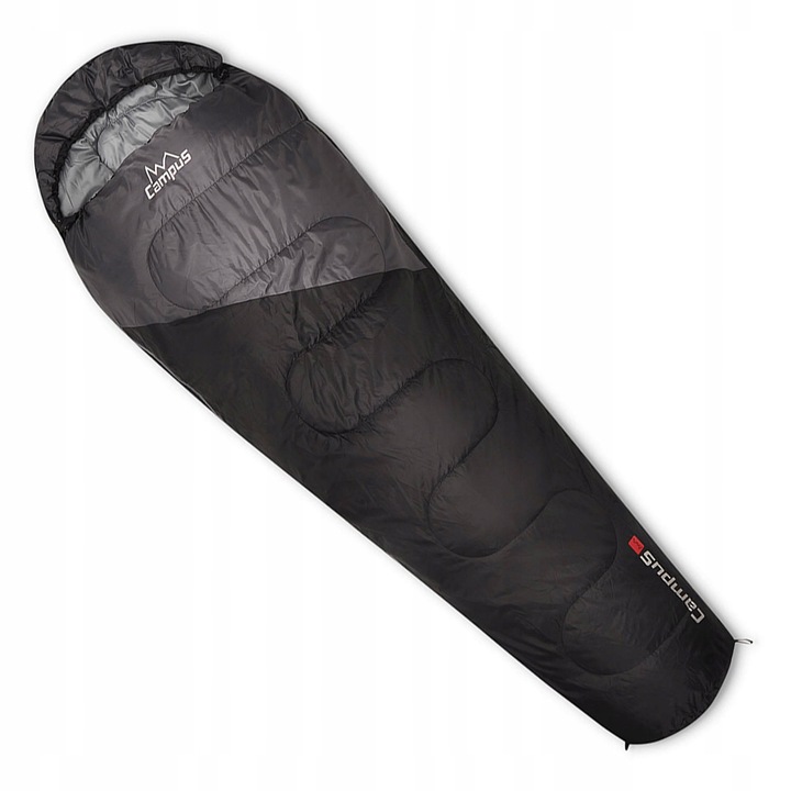 Śpiwór CampuS Kjerag 250 czarno-szary CUP702123404 Right