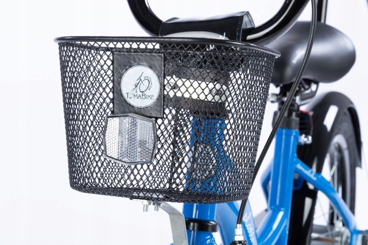 rower rowerek dla dziewczynki TOMABIKE 14 cali M koszyk torpedo prowadnik