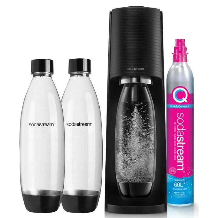 Ekspres SodaStream Terra Black 2 Butelki + Pepsi MAX