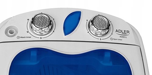 PRALKA TURYSTYCZNA Z WIRÓWKĄ ADLER AD8051 WSAD 3kg