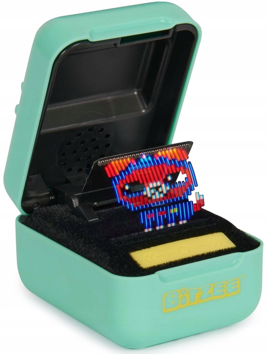 BITZEE INTERAKTYWNE ZWIERZĄTKO CYFROWE HOLOGRAM MIĘTOWE