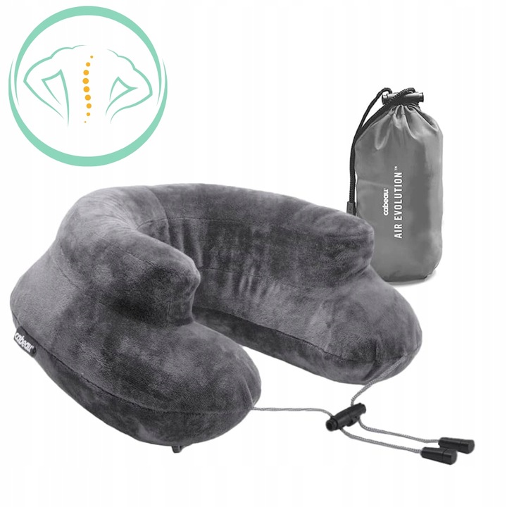 CABEAU AIR EVOLUTION PODUSZKA PODRÓŻNA ZAGŁÓWEK ROGAL NA SZYJĘ DMUCHANA