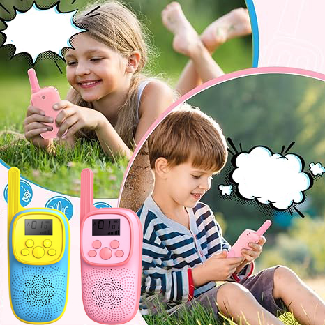 WALKIE TALKIE DLA DZIECI KRÓTKOFALÓWKA ZESTAW 2SZT ŁOKIEĆ DUŻY WYSIĘG 2025