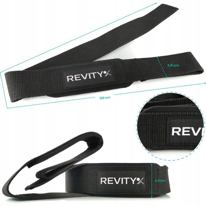 WYSOKIEJ JAKOŚCI PASKI DO MARTWEGO CIĄGU I ĆWICZEŃ POPRAWIAJĄCE CHWYT 2 SZT