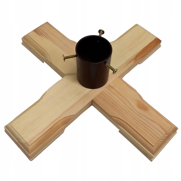 STOJAK CHOINKOWY PODSTAWKA POD CHOINKĘ STABILNY DREWNIANY SKŁADANY