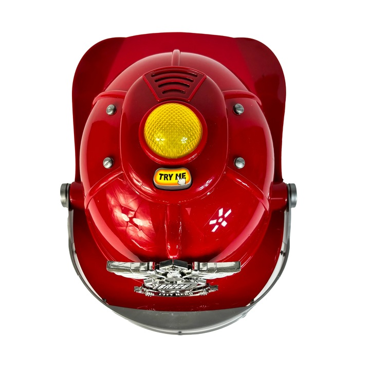 KASK STRAŻACKI Z DŹWIĘKAMI ŚWIATŁEM HEŁM STRAŻAKA DZIECI SYGNAŁ + AUTKO