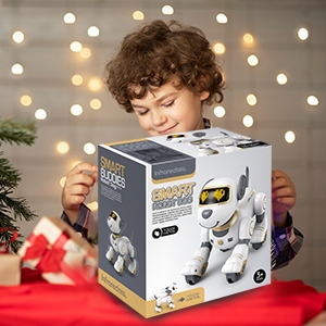 ROBOT INTERAKTYWNY PIES ZDALNIE STEROWANY PIESEK PROGRAMOWANY 17 FUNKCJE