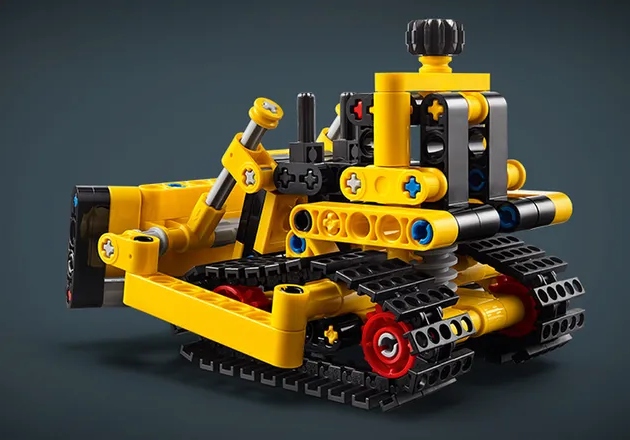 Klocki LEGO Technic 42163 Buldożer do zadań specjalnych 7+ (Elementy: 195)