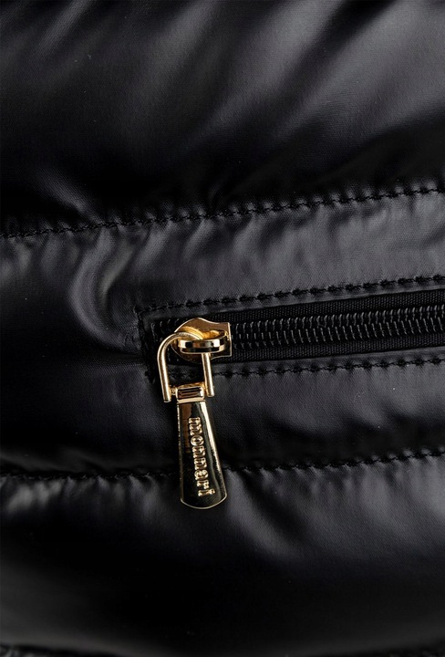 TOREBKA MONNARI Czarna SHOPPER BAG Listonoszka PIKOWANA NA RAMIĘ PASEK