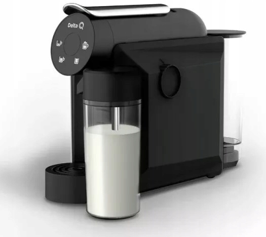 Ekspres kapsułkowy Delta Q MILKQOOL mini 20 bar czarny