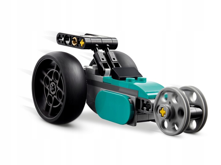 LEGO Creator 3w1 Motocykl vintage Rower Dragster 31135