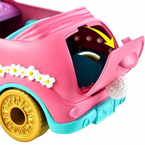 ENCHANTIMALS KRÓLICZKOWÓZ auto dla lalek + LALKA