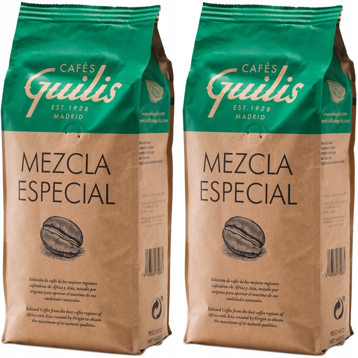 Kawa ziarnista Do ekspresu 2x1kg MEZCLA ESPECIAL z palarni Cafes Guilis