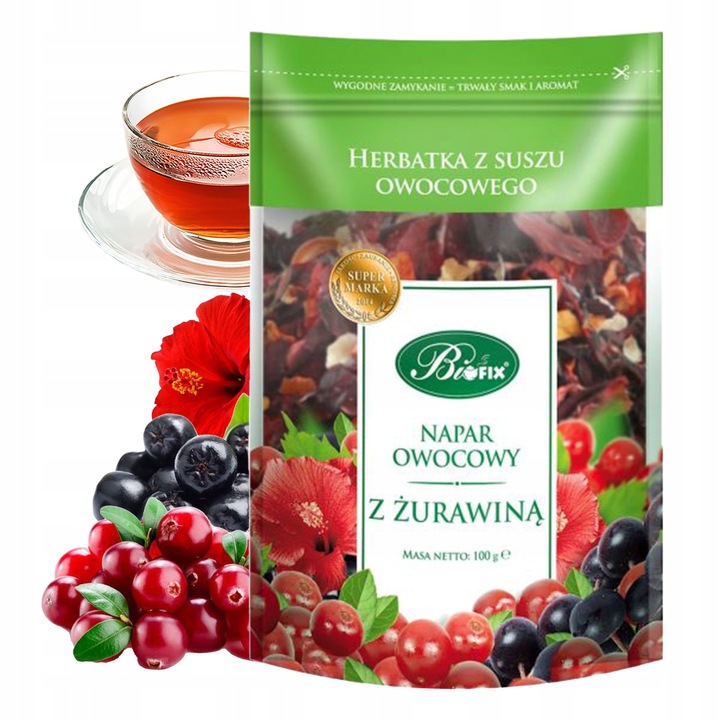 NAPAR BIFIX ZESTAW 9 smaków herbata z suszu (9x100g) 900G
